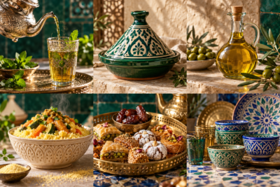 الشاي المغربي بالنعناع
