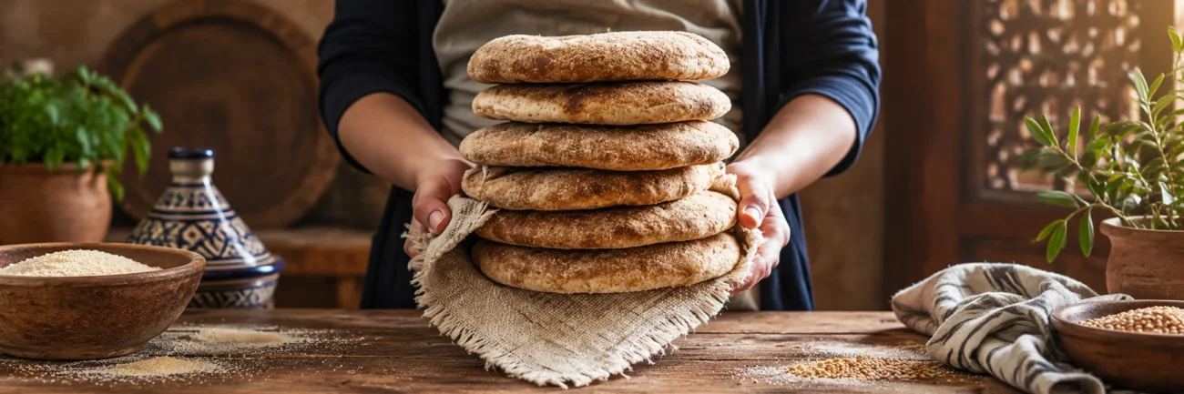 الخبز المغربي التقليدي